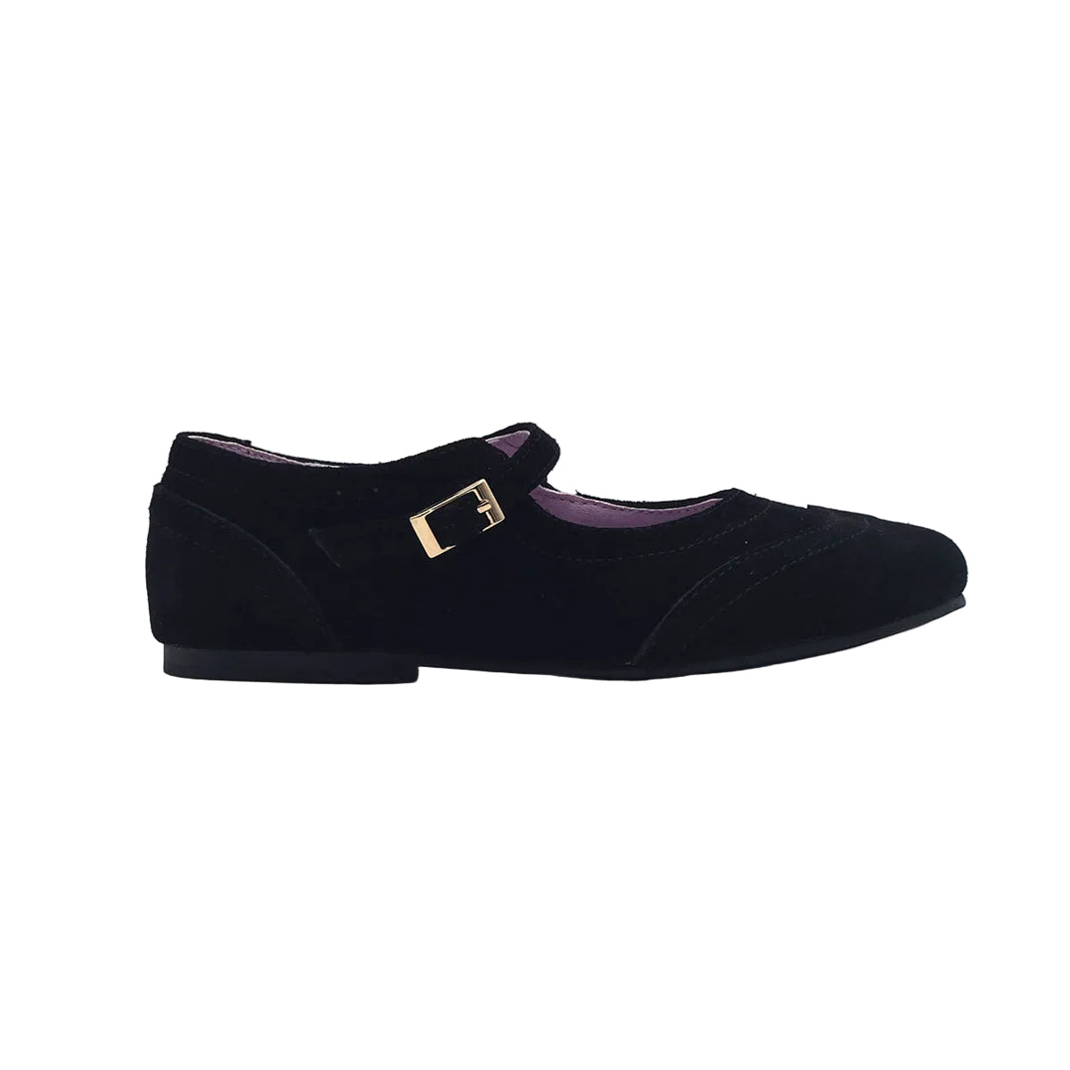 Girls Chic Black Ballet Flats